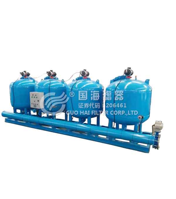单罐60立方浅层砂过滤器