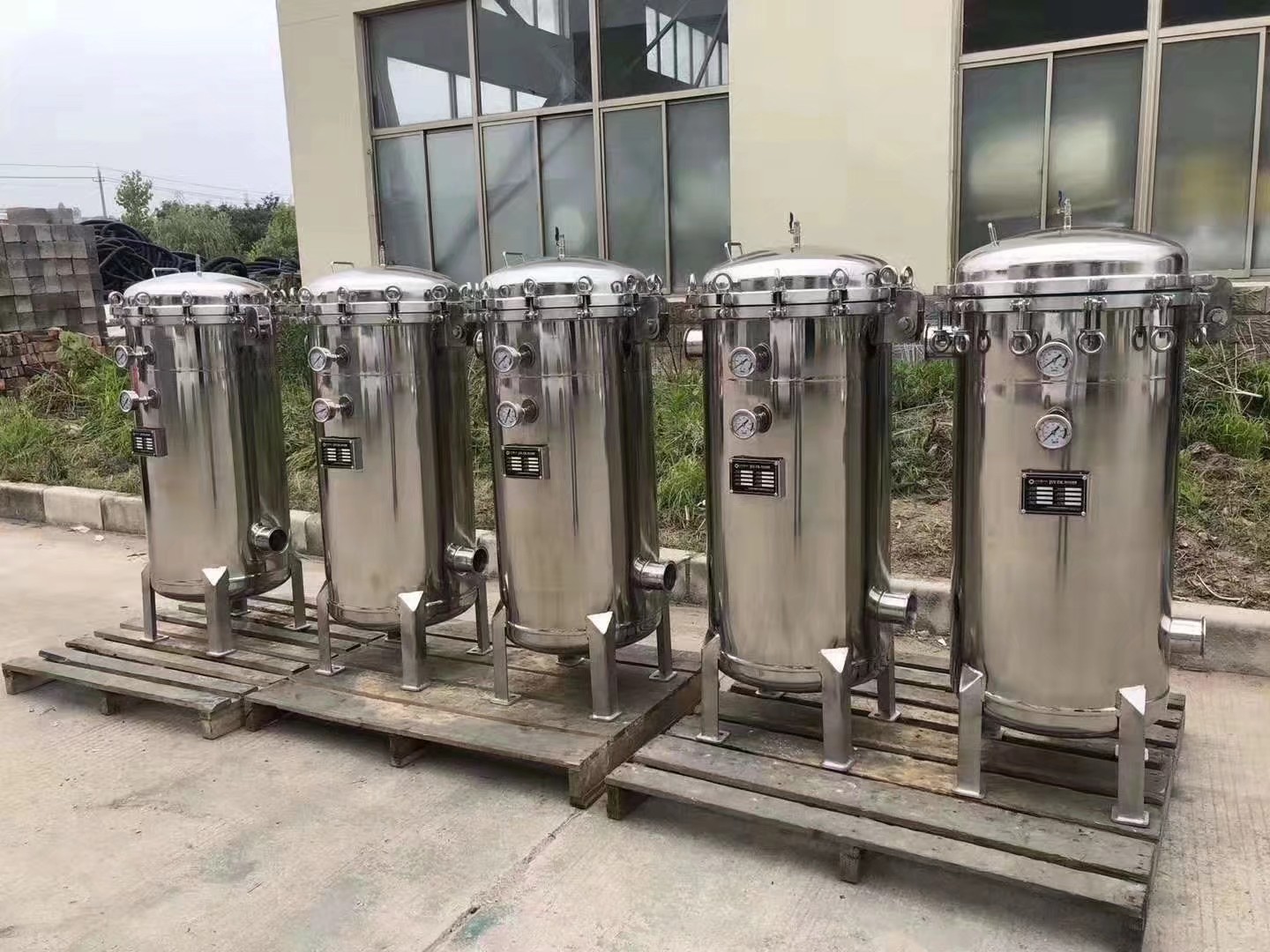 快开式单袋式过滤器